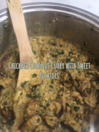 Chickpea Coconut Curry with Sweet Potatoes